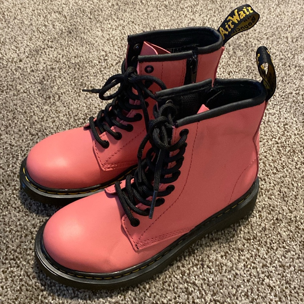 Dr. Martens pink boots size 1